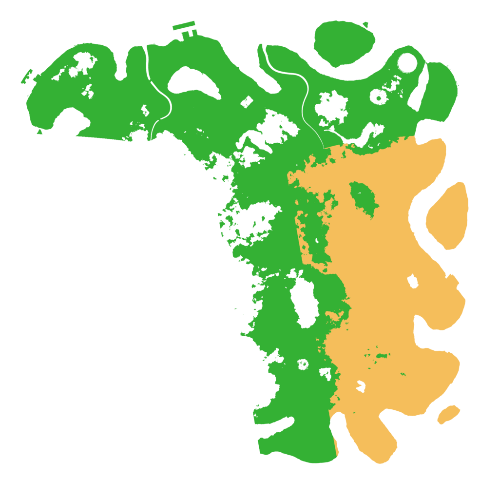 Biome Rust Map: Procedural Map, Size: 4500, Seed: 9145061
