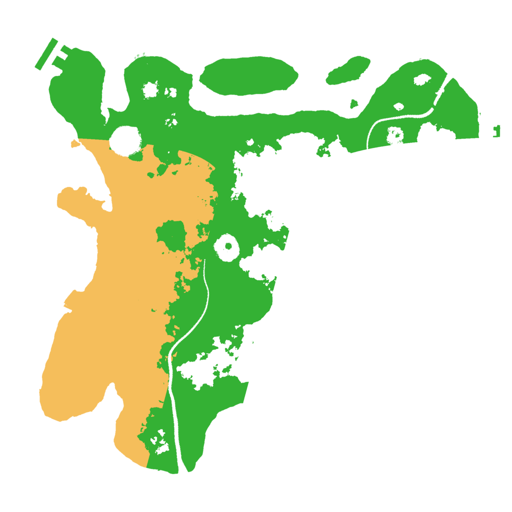 Biome Rust Map: Procedural Map, Size: 3000, Seed: 1203244665