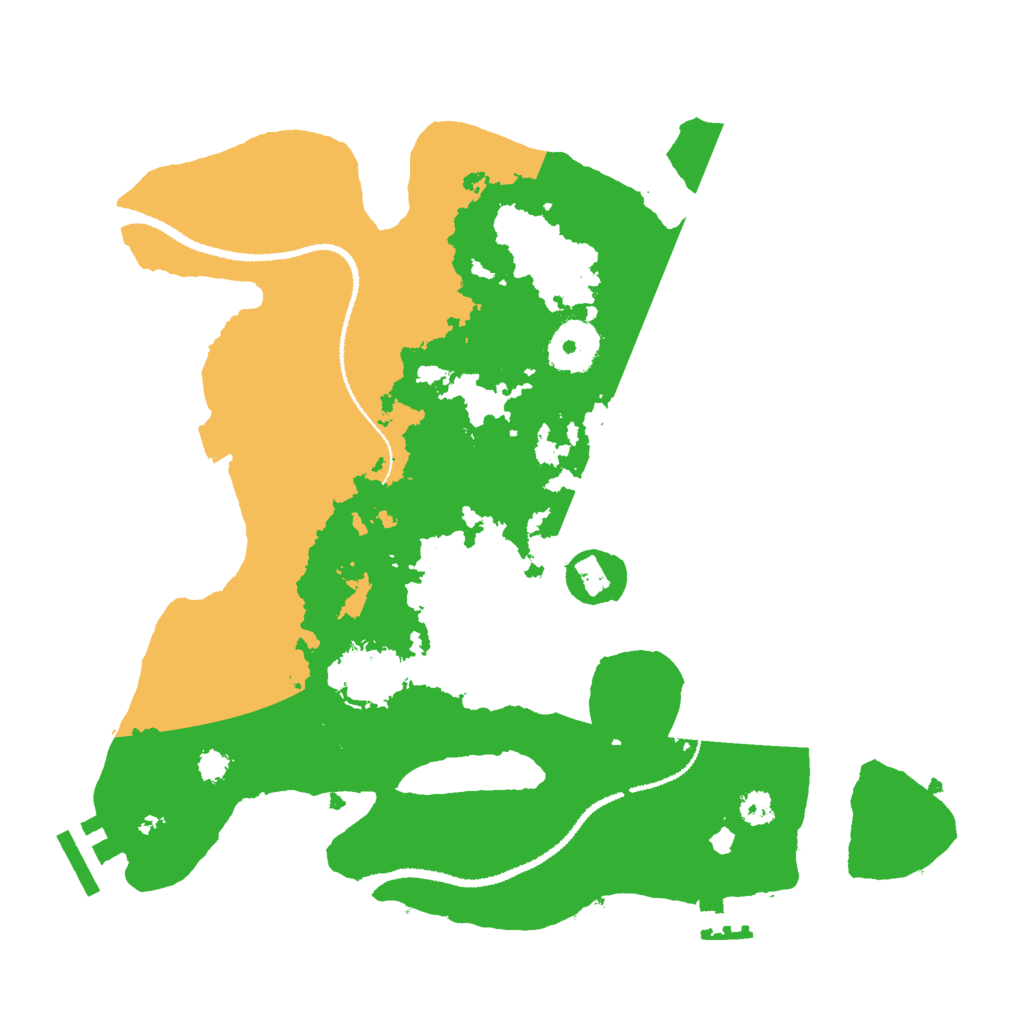 Biome Rust Map: Procedural Map, Size: 3000, Seed: 14822