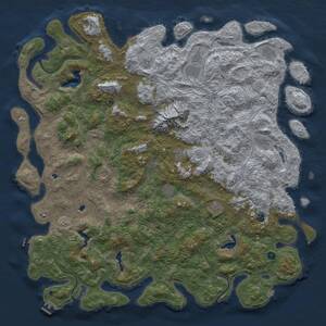 Thumbnail Rust Map: Procedural Map, Size: 6000, Seed: 1029604668, 17 Monuments
