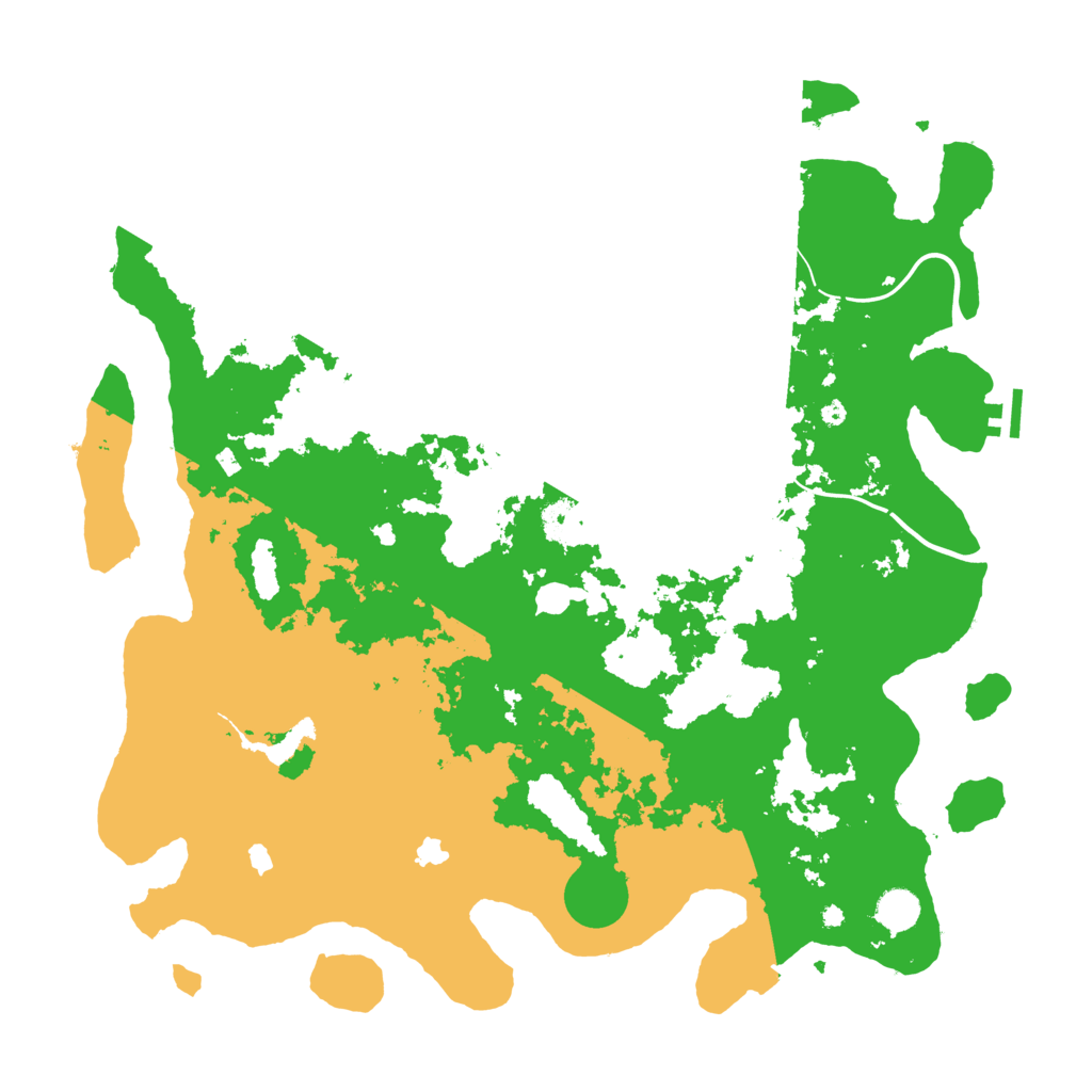 Biome Rust Map: Procedural Map, Size: 4500, Seed: 317060395