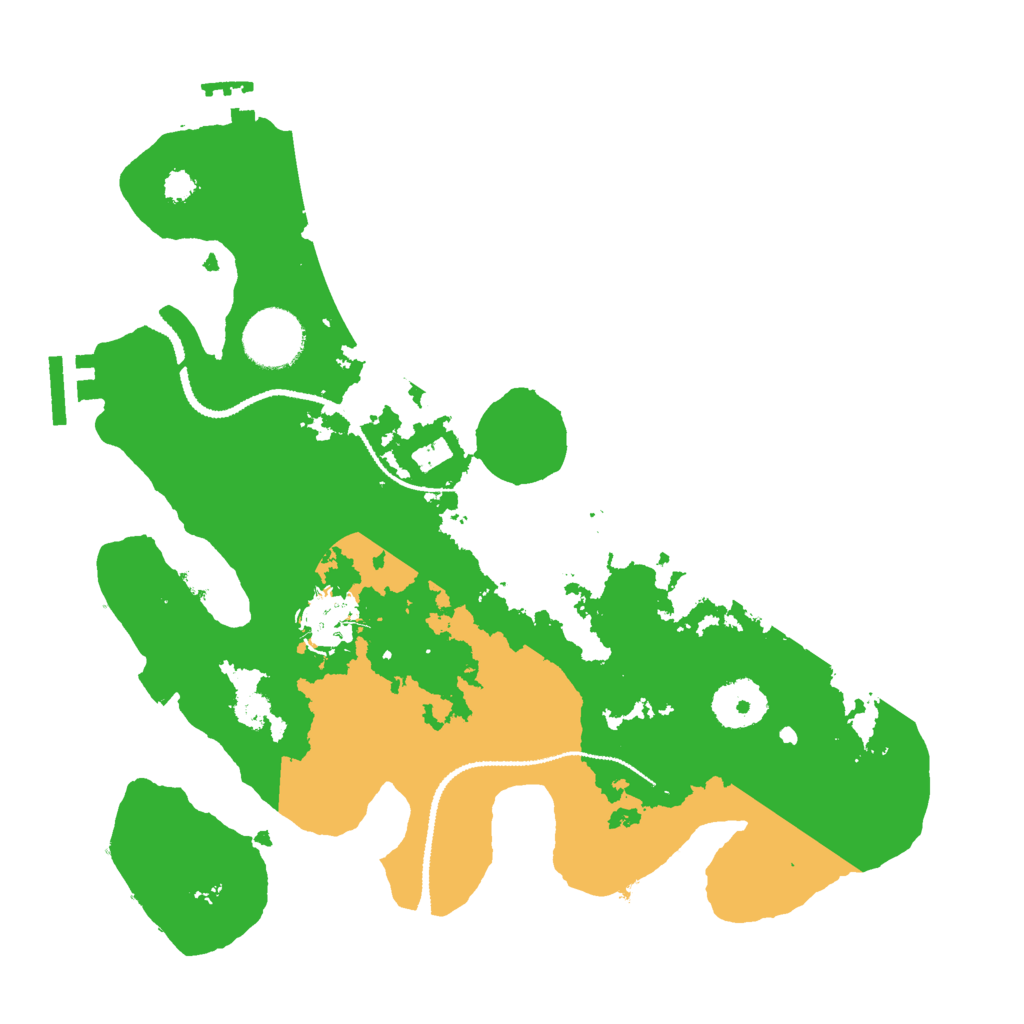 Biome Rust Map: Procedural Map, Size: 3000, Seed: 726138033