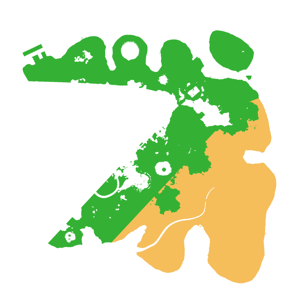 Biome Rust Map: Procedural Map, Size: 3000, Seed: 1410651148