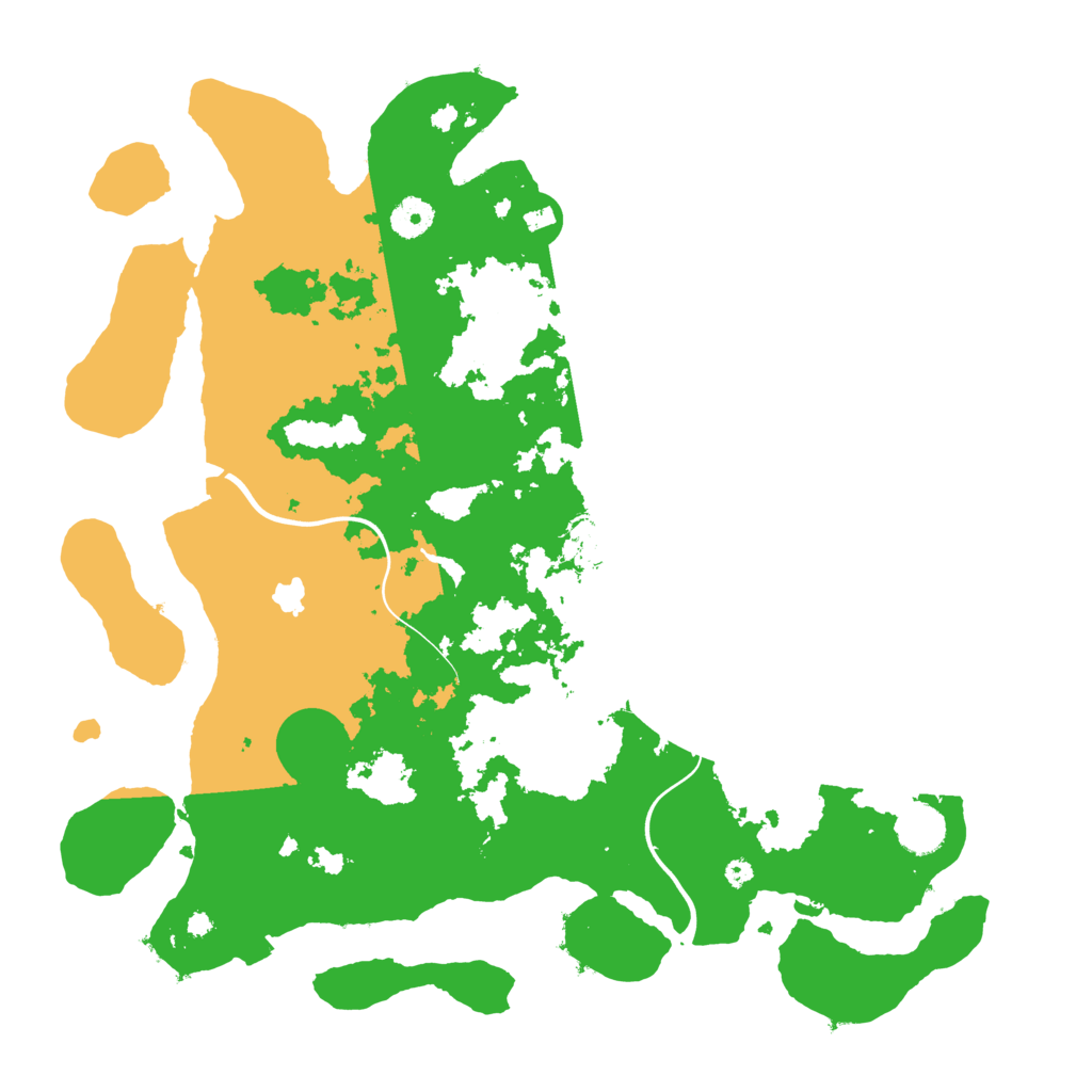 Biome Rust Map: Procedural Map, Size: 4000, Seed: 1732