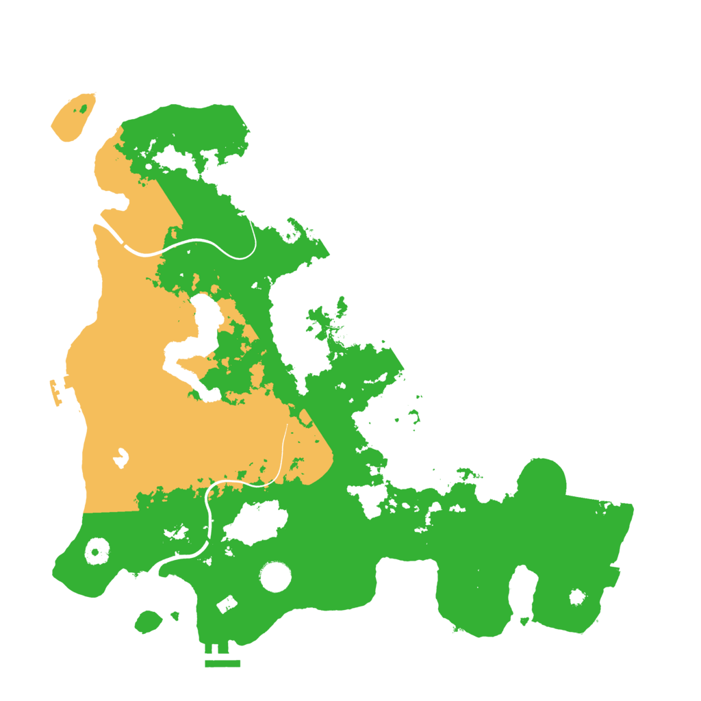 Biome Rust Map: Procedural Map, Size: 4000, Seed: 158087852