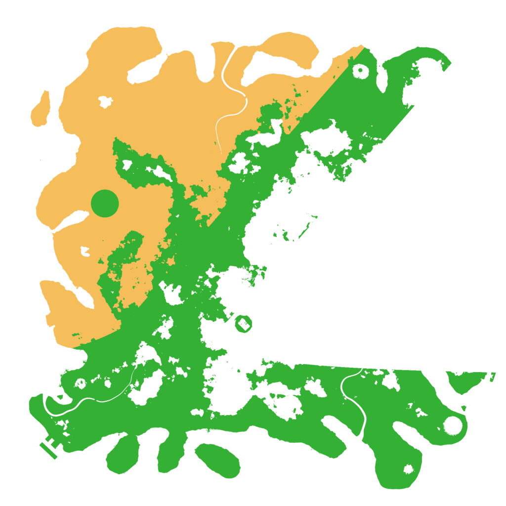 Biome Rust Map: Procedural Map, Size: 4800, Seed: 194128973