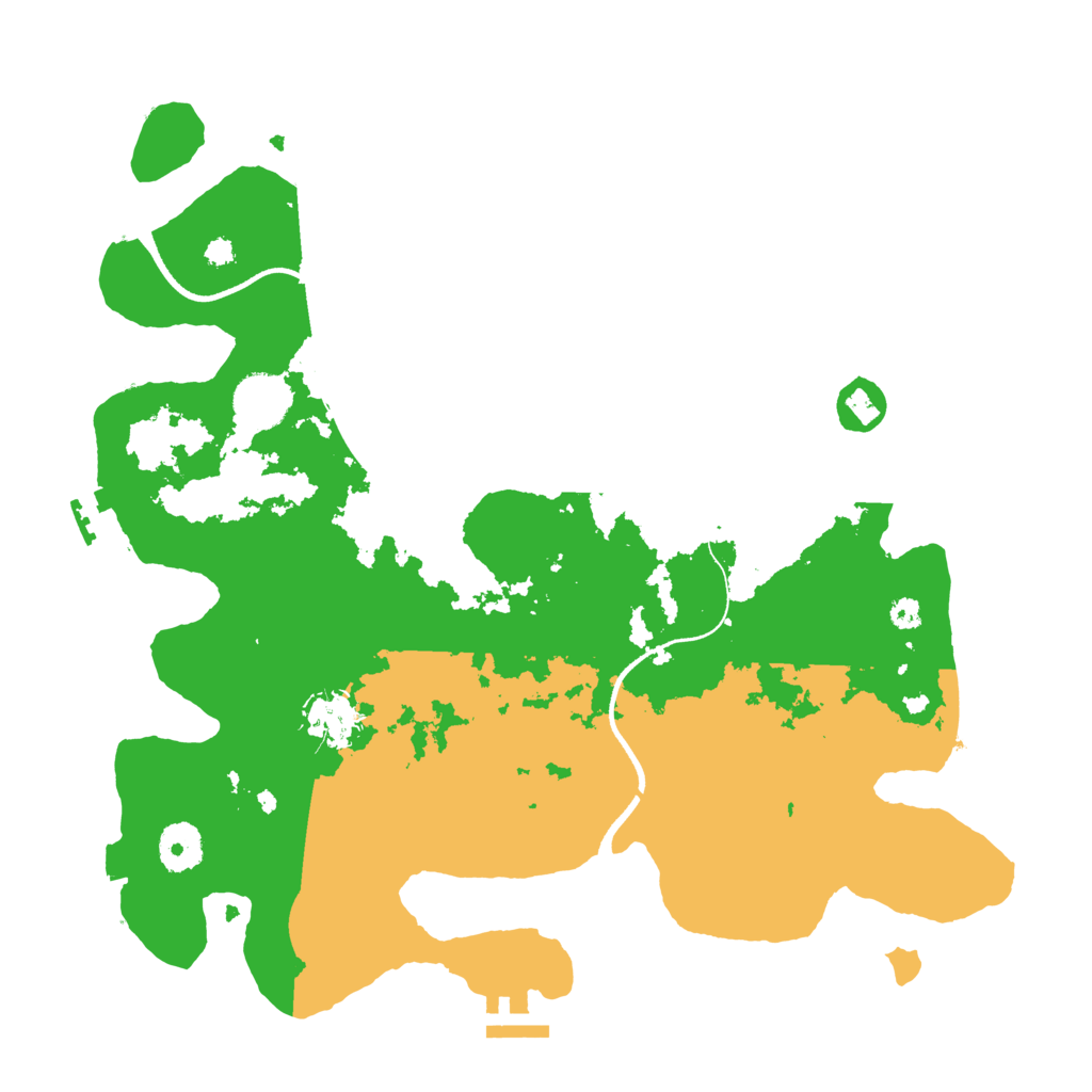 Biome Rust Map: Procedural Map, Size: 3500, Seed: 1562495030