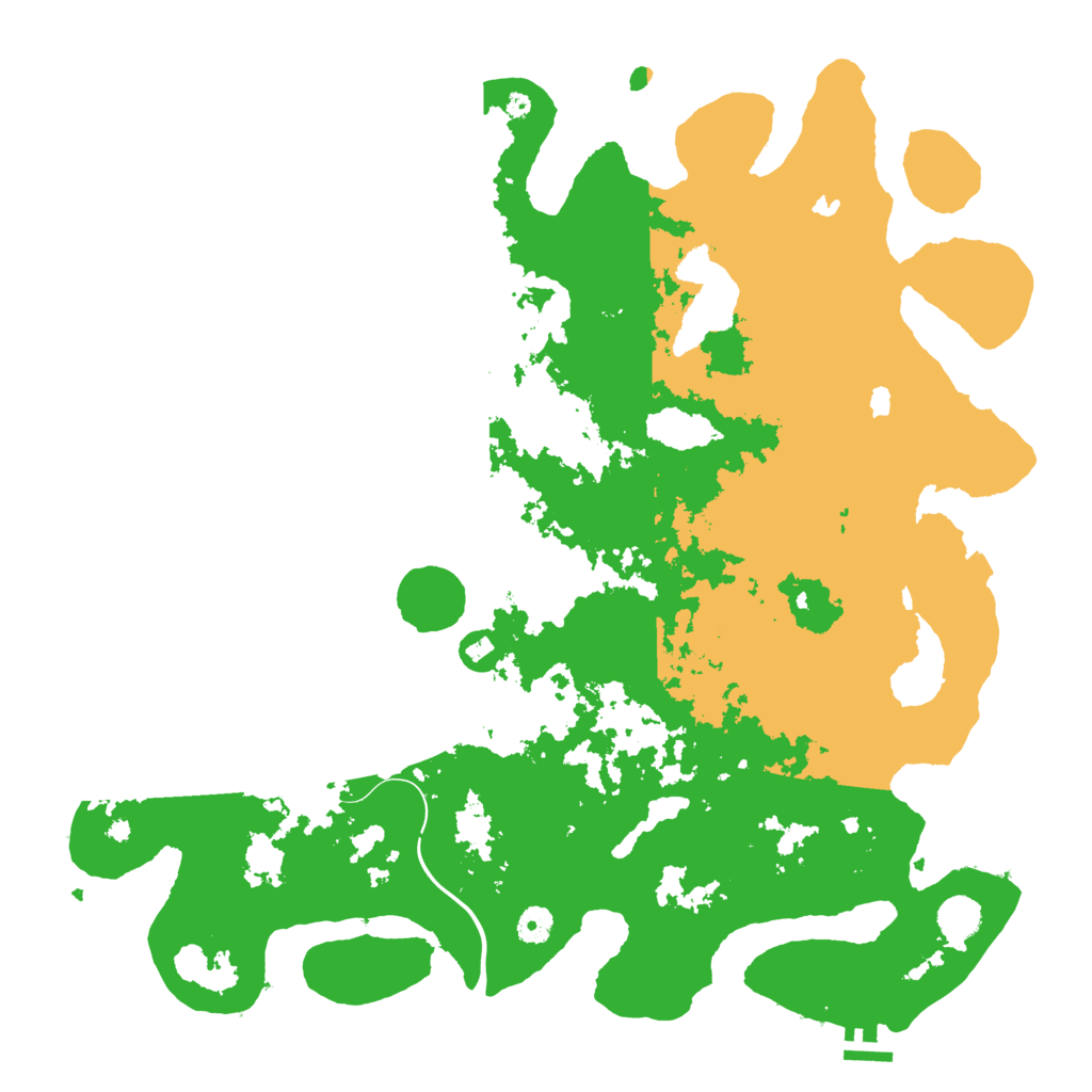 Biome Rust Map: Procedural Map, Size: 4500, Seed: 917372554