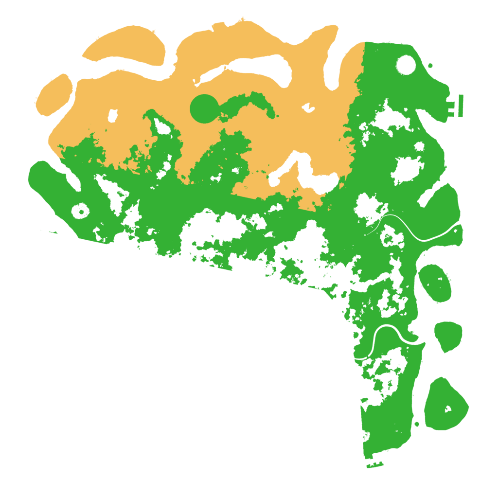 Biome Rust Map: Procedural Map, Size: 4500, Seed: 1713121334