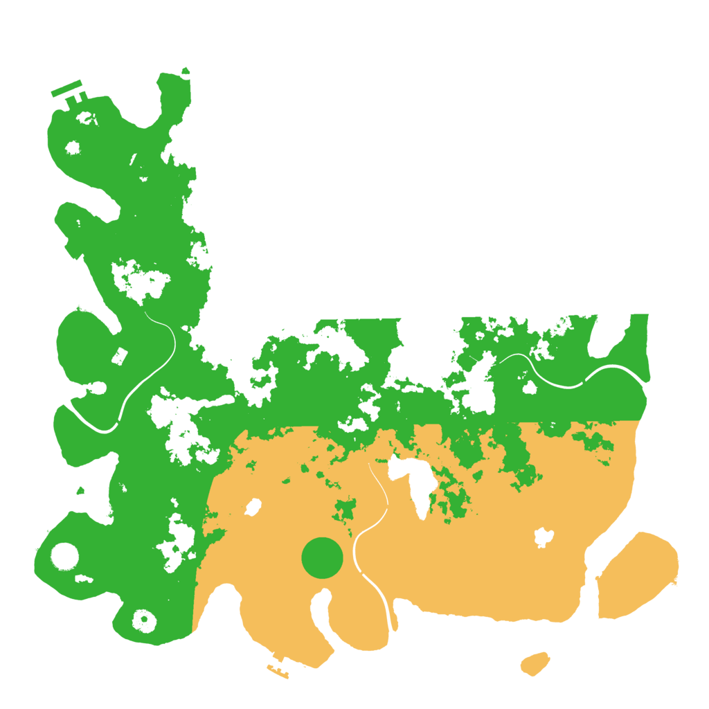Biome Rust Map: Procedural Map, Size: 4500, Seed: 2031516930
