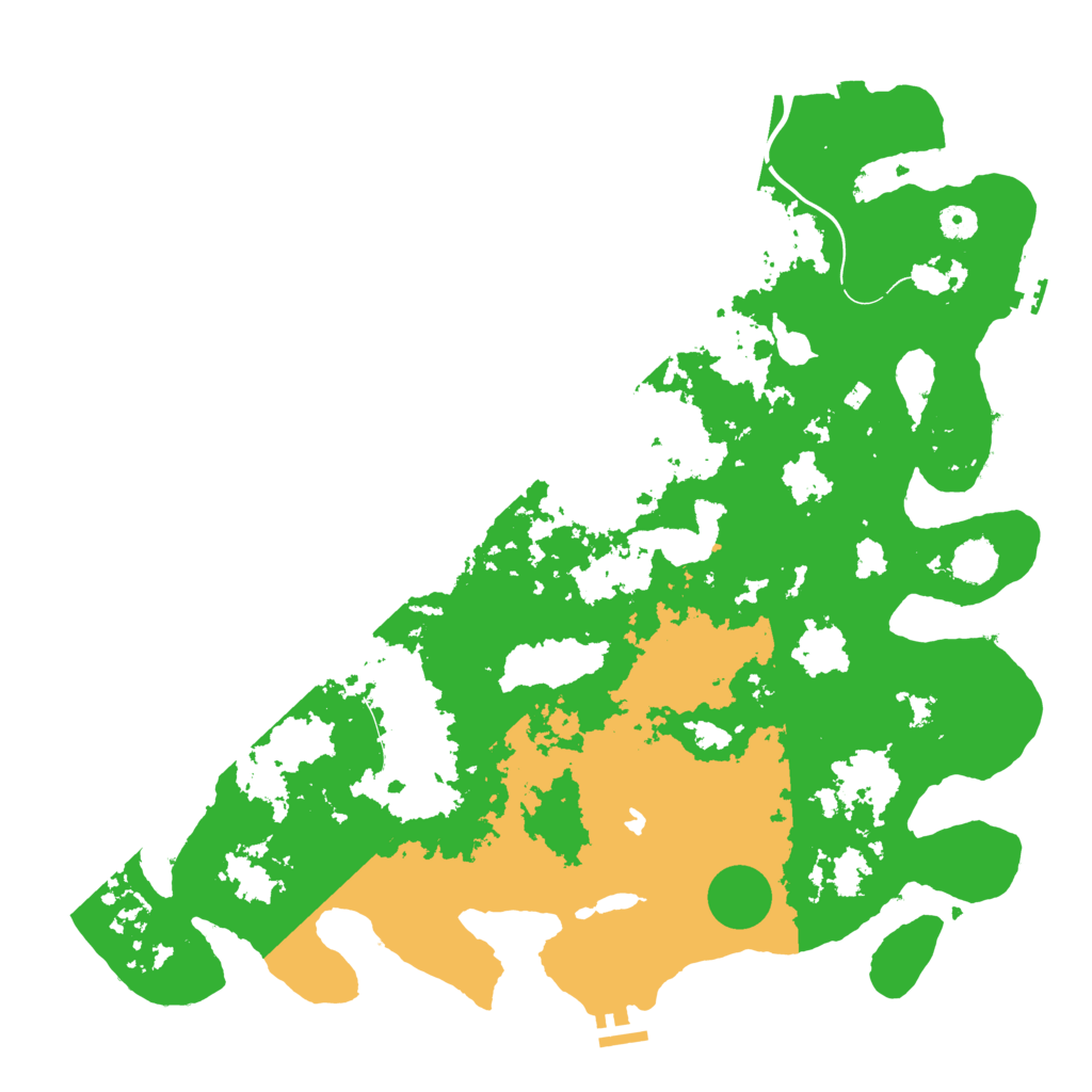 Biome Rust Map: Procedural Map, Size: 4500, Seed: 71370349