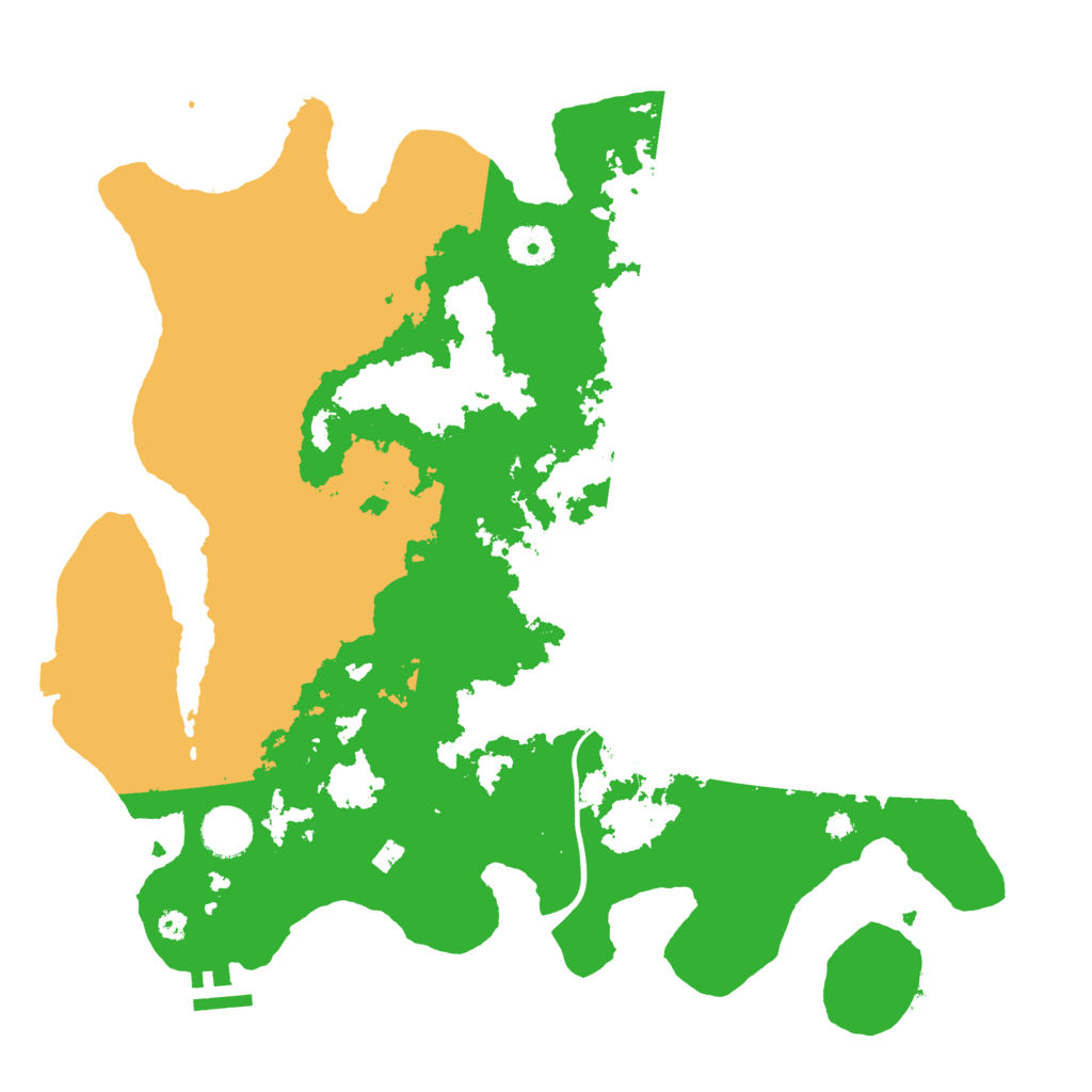 Biome Rust Map: Procedural Map, Size: 3750, Seed: 496843790