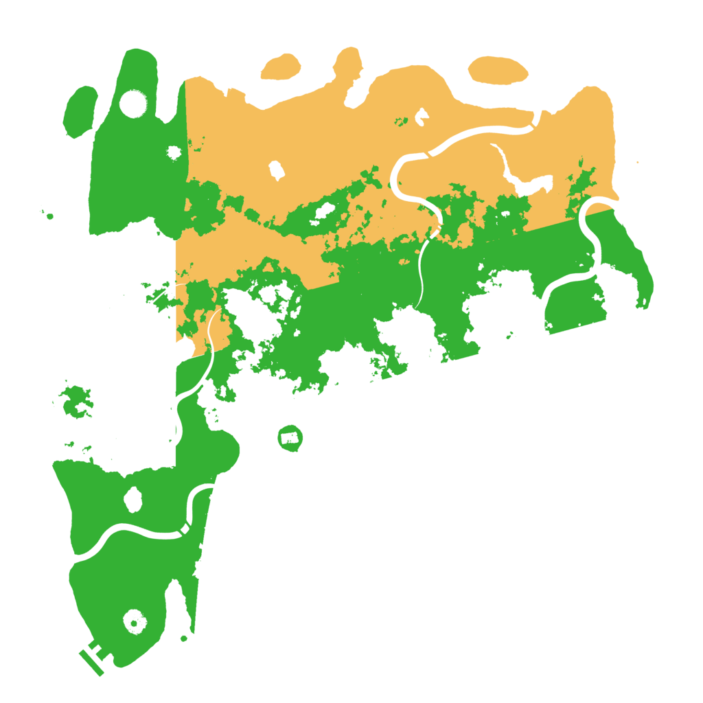 Biome Rust Map: Procedural Map, Size: 4500, Seed: 365786032
