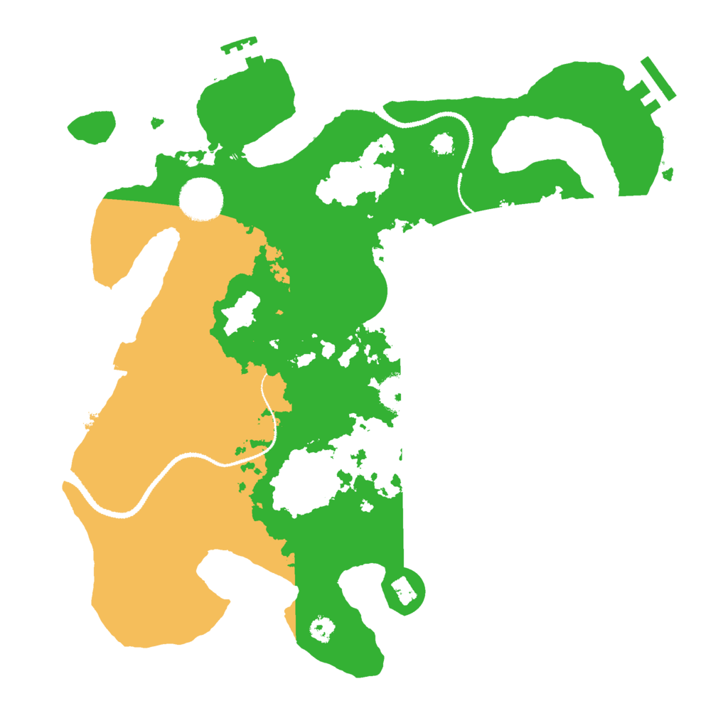 Biome Rust Map: Procedural Map, Size: 3000, Seed: 223265