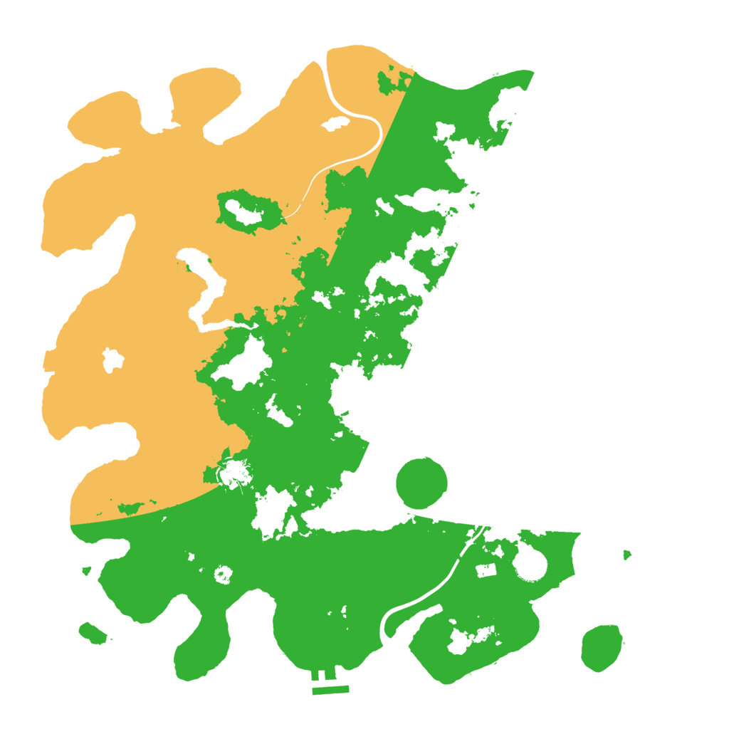 Biome Rust Map: Procedural Map, Size: 4000, Seed: 31415254