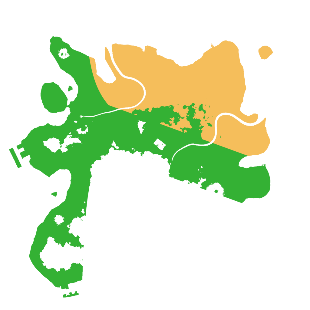 Biome Rust Map: Procedural Map, Size: 3000, Seed: 1662281095