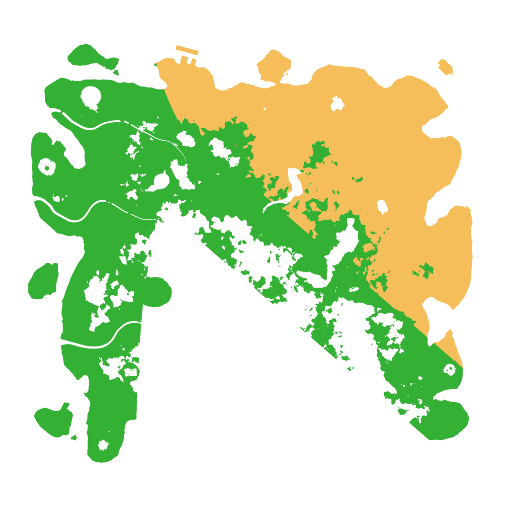 Biome Rust Map: Procedural Map, Size: 4500, Seed: 1819156563