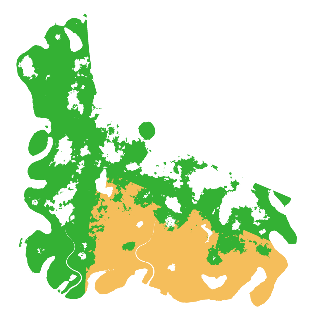 Biome Rust Map: Procedural Map, Size: 5300, Seed: 172596707