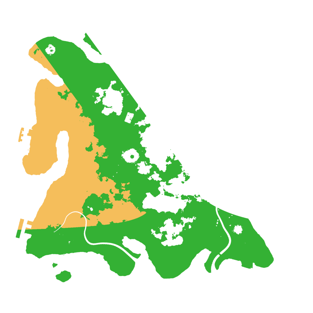 Biome Rust Map: Procedural Map, Size: 3250, Seed: 4864532