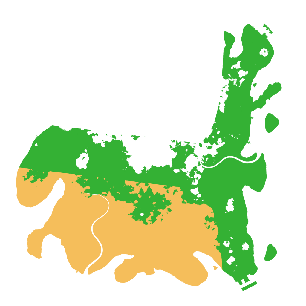 Biome Rust Map: Procedural Map, Size: 3800, Seed: 4628441