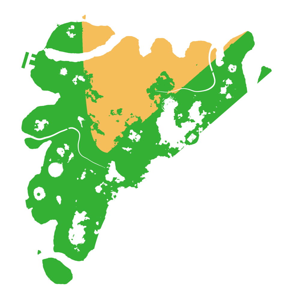 Biome Rust Map: Procedural Map, Size: 3750, Seed: 2037721061