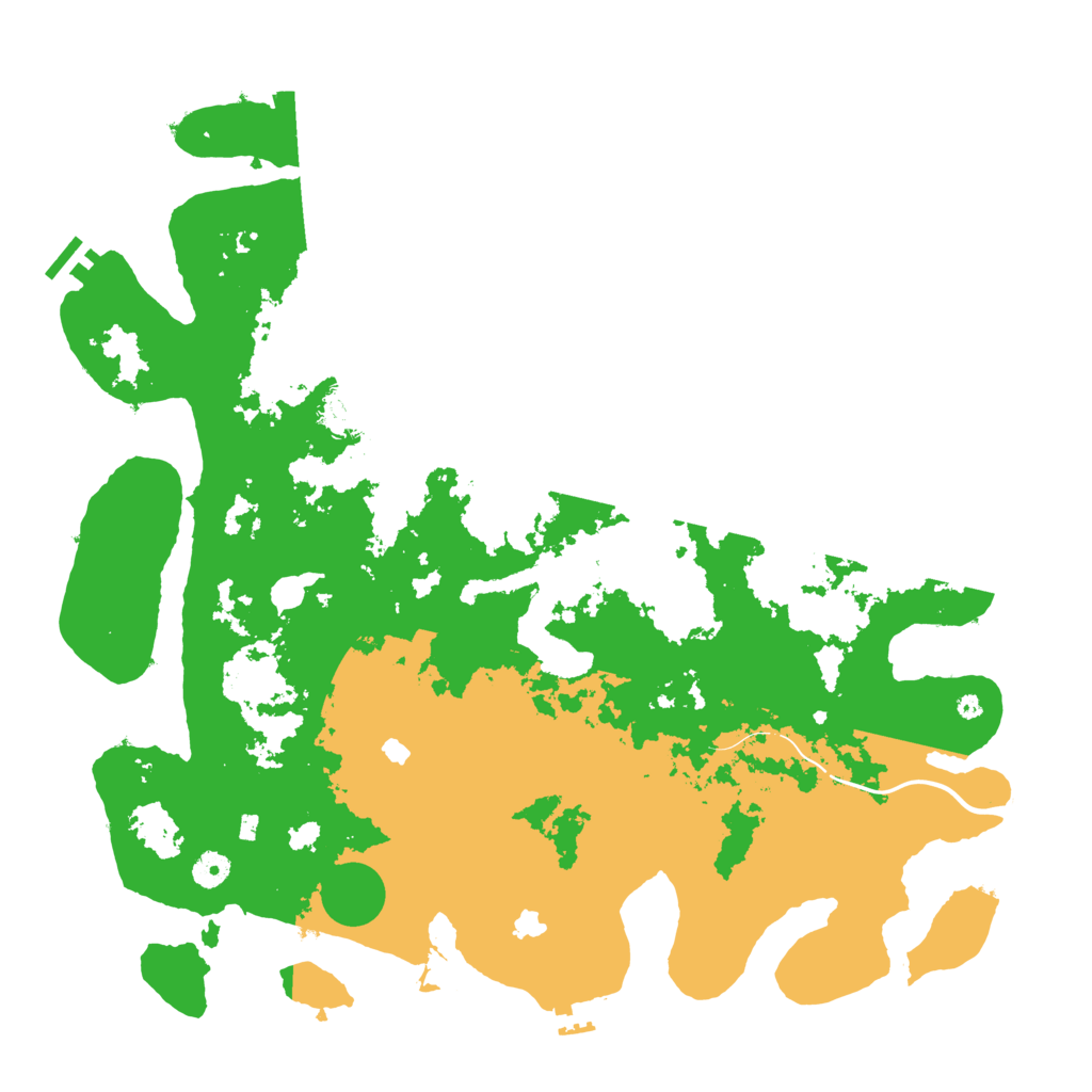 Biome Rust Map: Procedural Map, Size: 4500, Seed: 1747732397