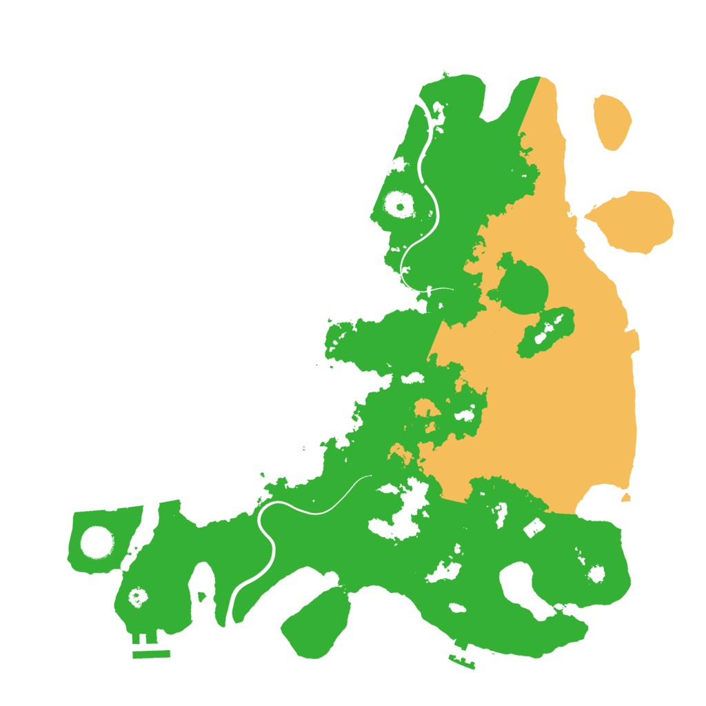 Biome Rust Map: Procedural Map, Size: 3800, Seed: 7777743