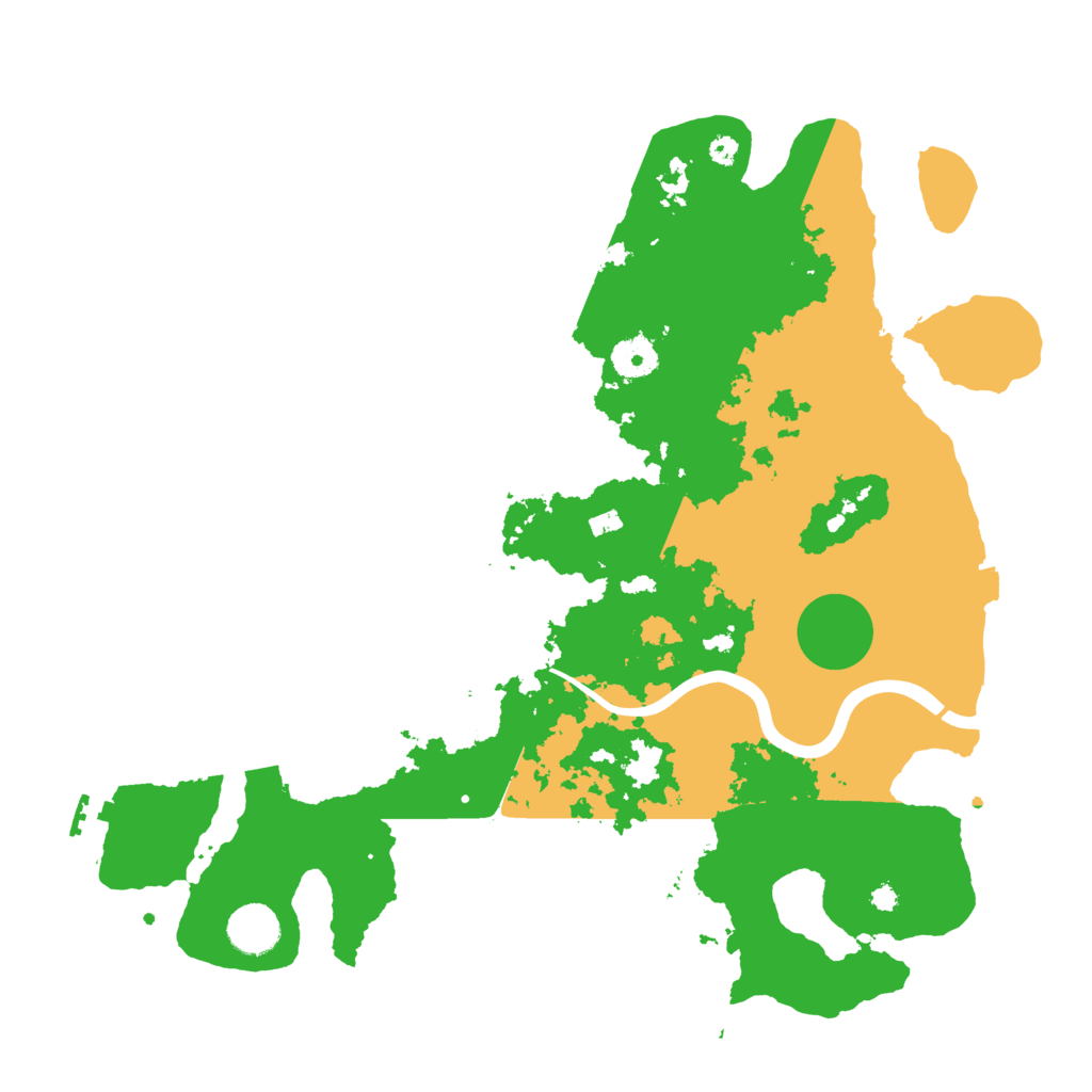 Biome Rust Map: Procedural Map, Size: 3800, Seed: 7777743