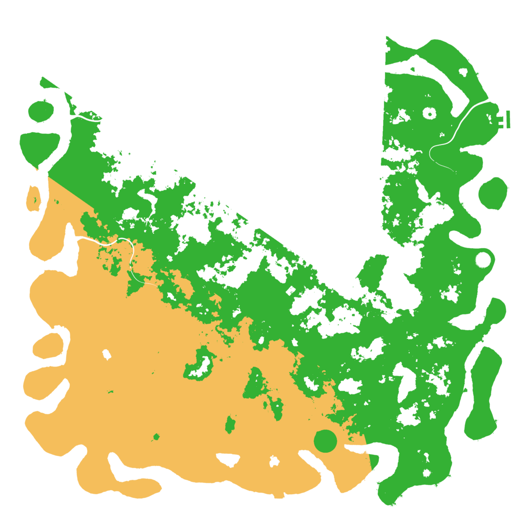 Biome Rust Map: Procedural Map, Size: 6000, Seed: 2147422
