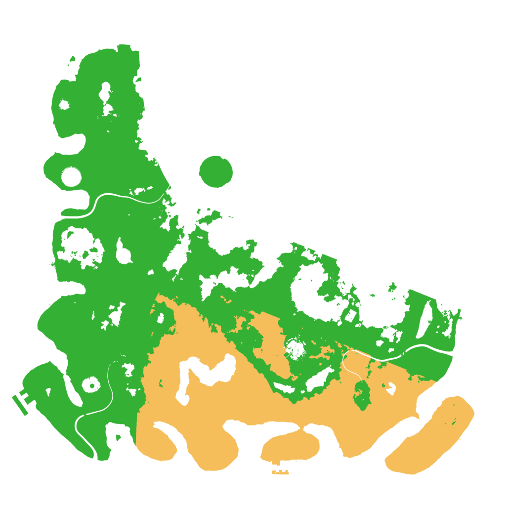 Biome Rust Map: Procedural Map, Size: 4500, Seed: 127595724