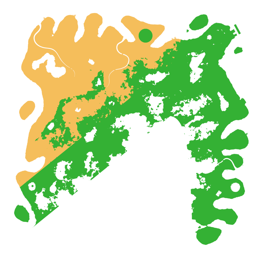 Biome Rust Map: Procedural Map, Size: 5000, Seed: 159515