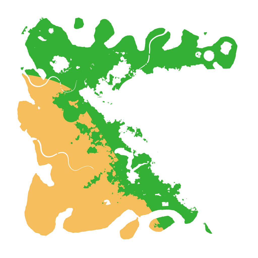 Biome Rust Map: Procedural Map, Size: 4300, Seed: 78394299