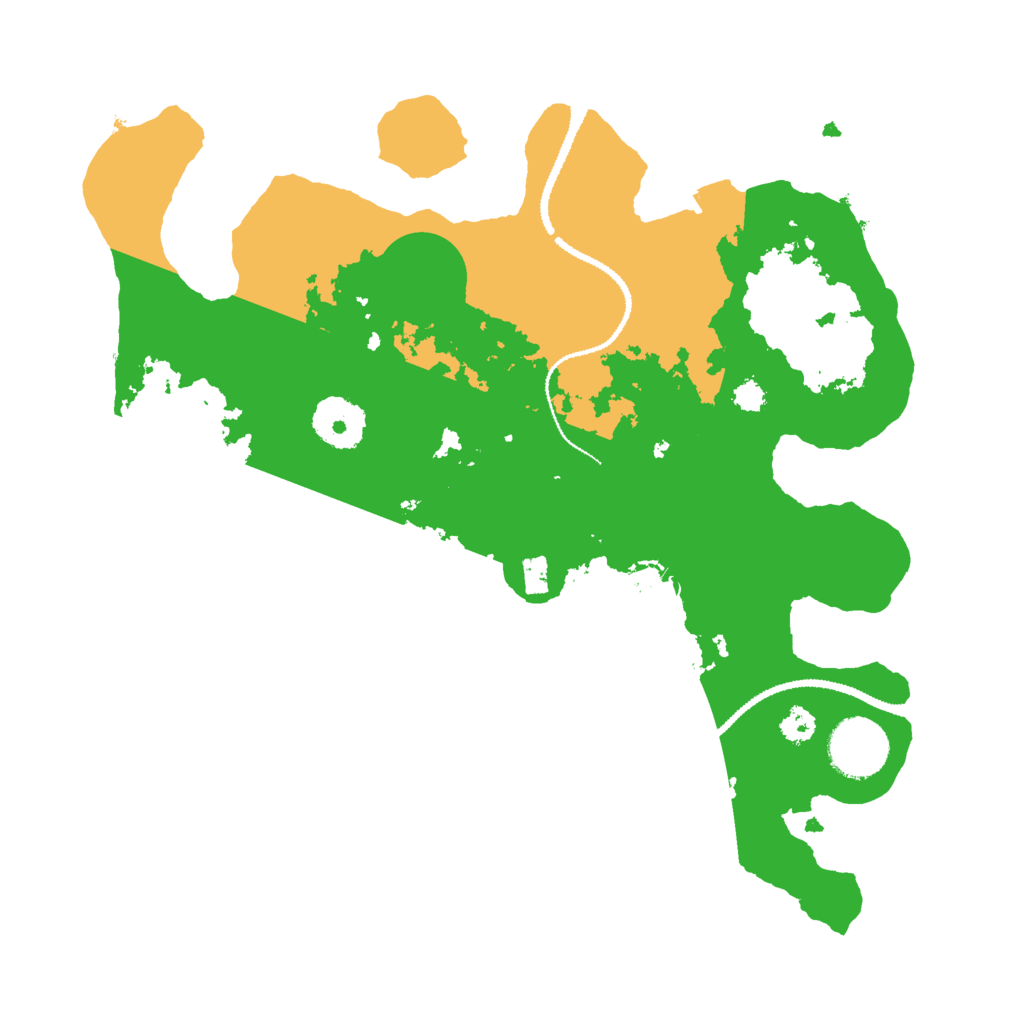 Biome Rust Map: Procedural Map, Size: 3000, Seed: 1529579330