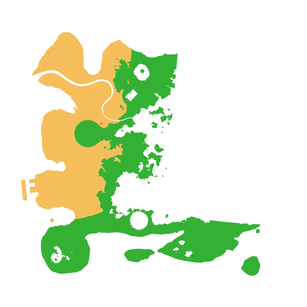 Biome Rust Map: Procedural Map, Size: 3000, Seed: 9563072