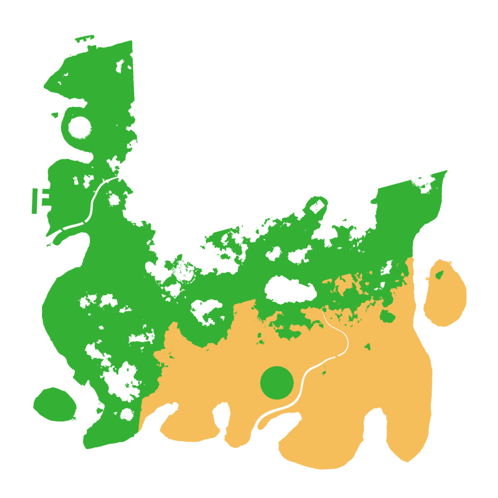 Biome Rust Map: Procedural Map, Size: 3950, Seed: 655782043