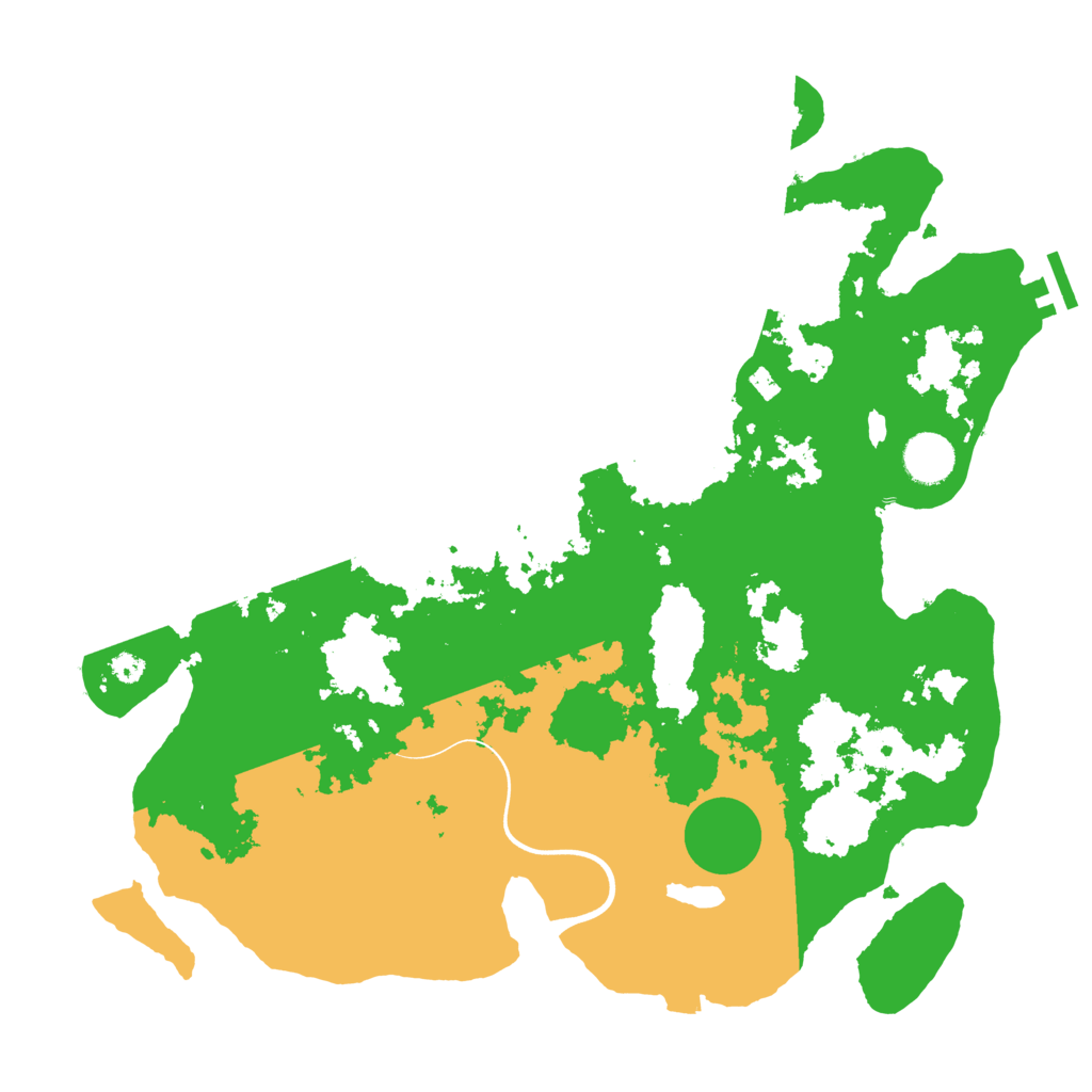 Biome Rust Map: Procedural Map, Size: 3750, Seed: 412831029