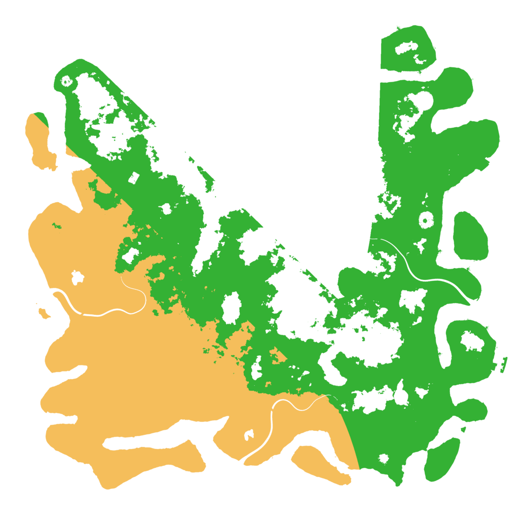 Biome Rust Map: Procedural Map, Size: 4800, Seed: 363458447