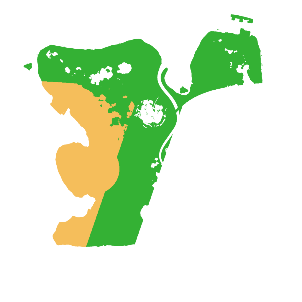 Biome Rust Map: Procedural Map, Size: 2000, Seed: 642098009