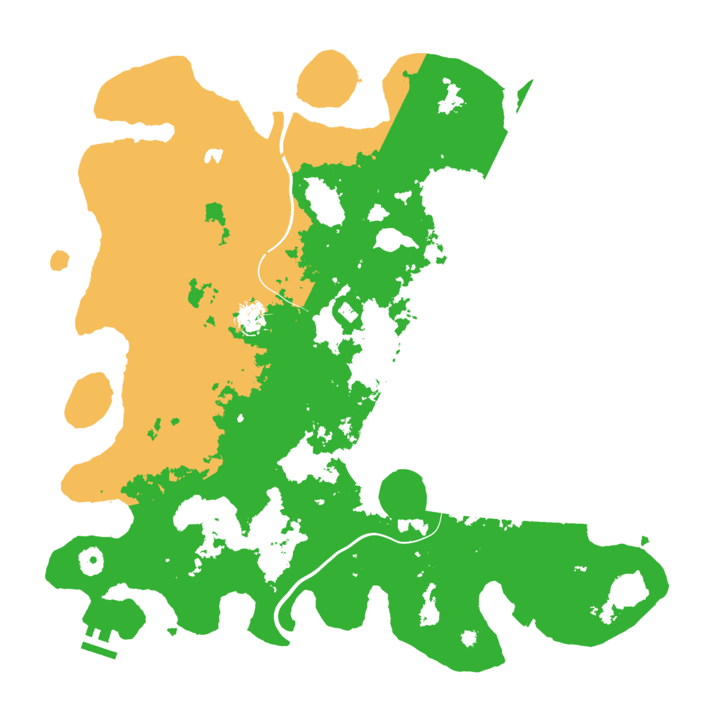 Biome Rust Map: Procedural Map, Size: 4000, Seed: 120251
