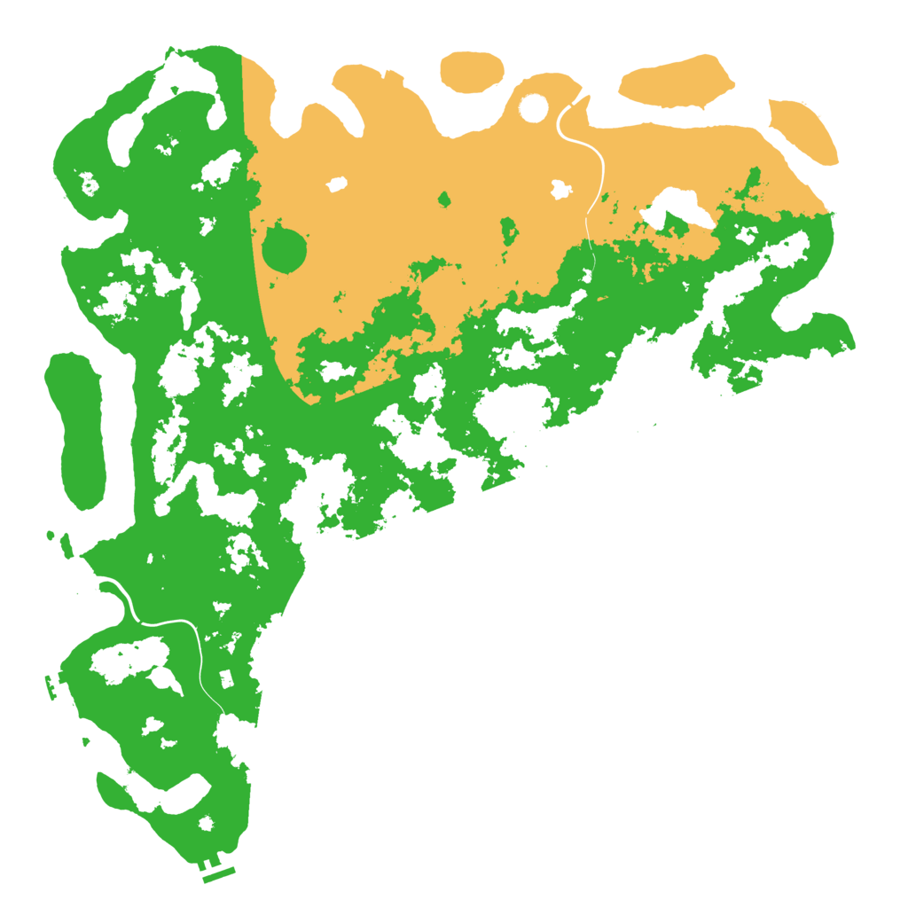 Biome Rust Map: Procedural Map, Size: 5500, Seed: 86452418