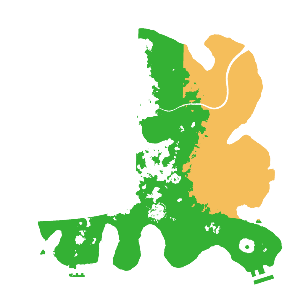 Biome Rust Map: Procedural Map, Size: 3000, Seed: 88270021