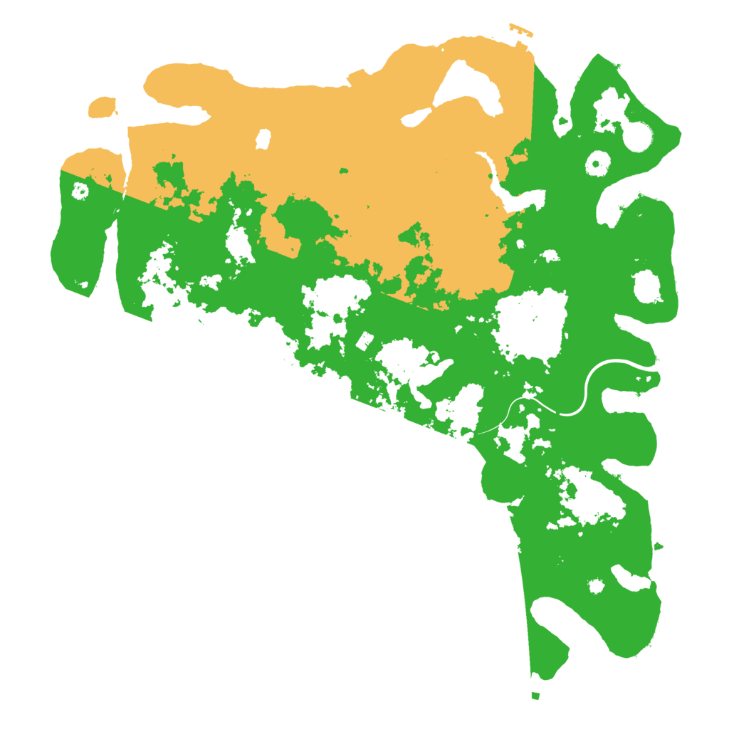 Biome Rust Map: Procedural Map, Size: 4300, Seed: 1157740005