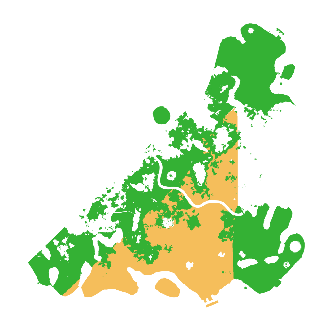 Biome Rust Map: Procedural Map, Size: 5000, Seed: 36562211