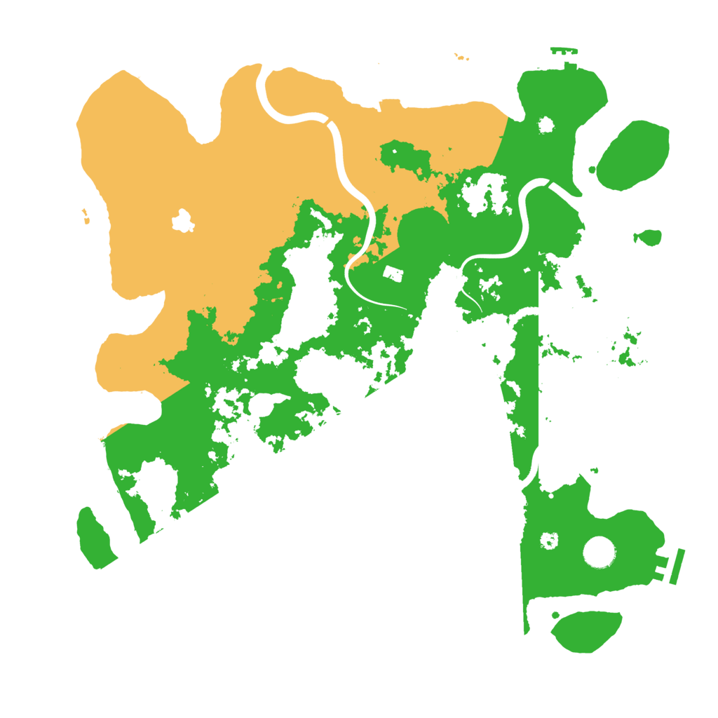 Biome Rust Map: Procedural Map, Size: 4000, Seed: 49950