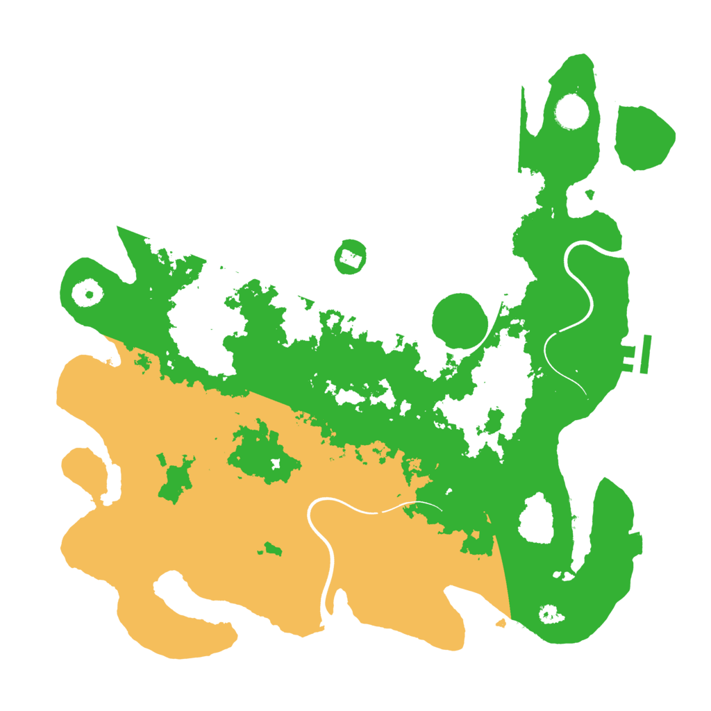 Biome Rust Map: Procedural Map, Size: 3700, Seed: 1267221334
