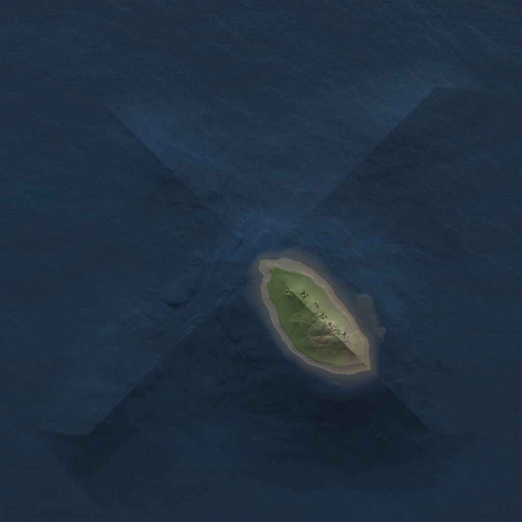 Rust Map: Procedural Map, Size: 1000, Seed: 416570444, 1 Monuments