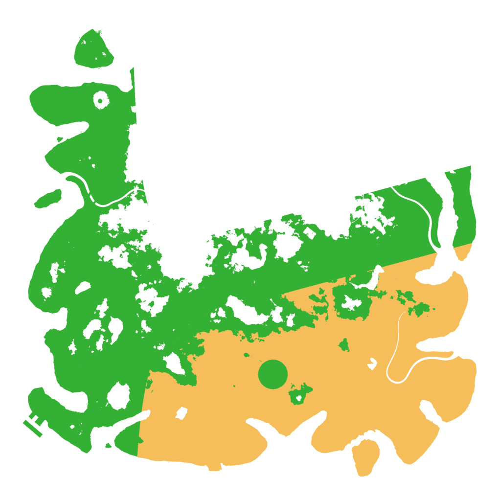 Biome Rust Map: Procedural Map, Size: 4500, Seed: 1741888473