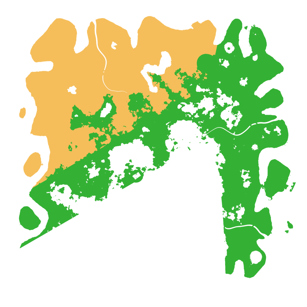 Biome Rust Map: Procedural Map, Size: 4500, Seed: 1316986803