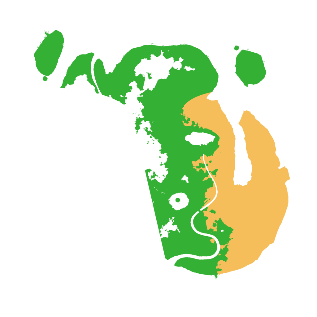 Biome Rust Map: Procedural Map, Size: 2650, Seed: 114570
