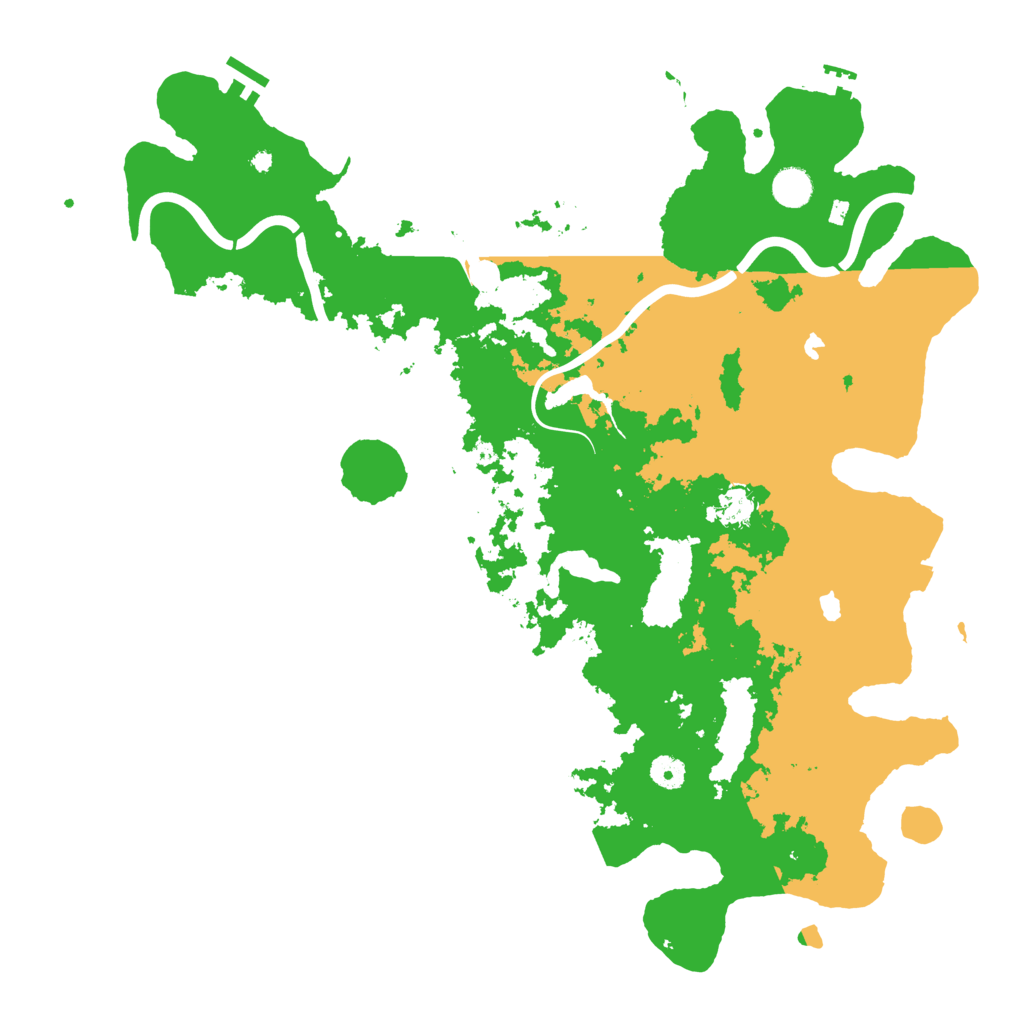 Biome Rust Map: Procedural Map, Size: 4500, Seed: 1517304275